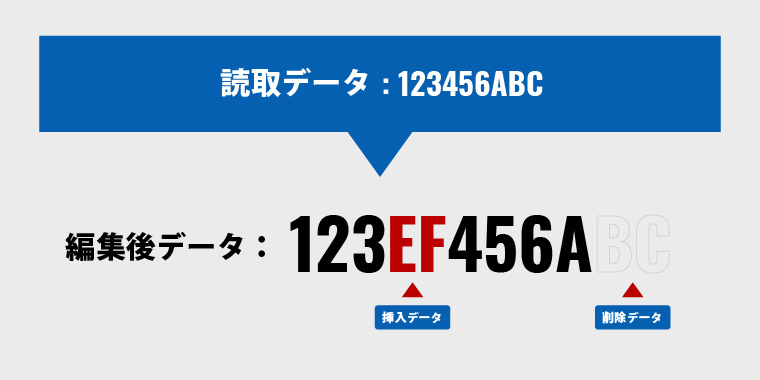 データフォーマット編集機能対応