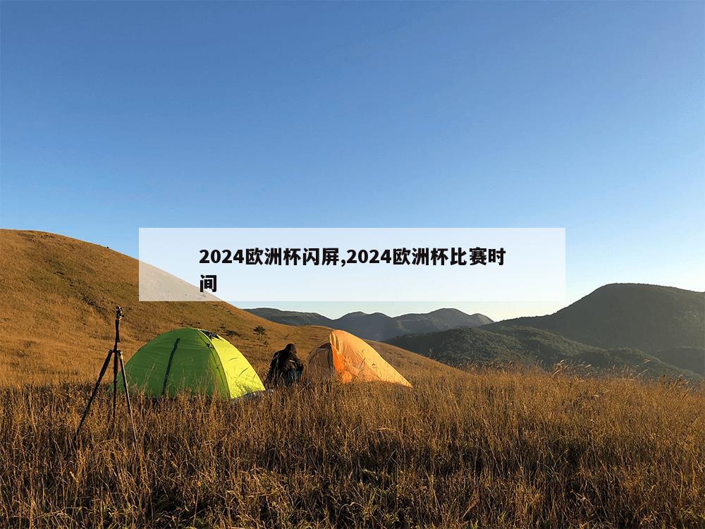 2024欧洲杯闪屏,2024欧洲杯比赛时间